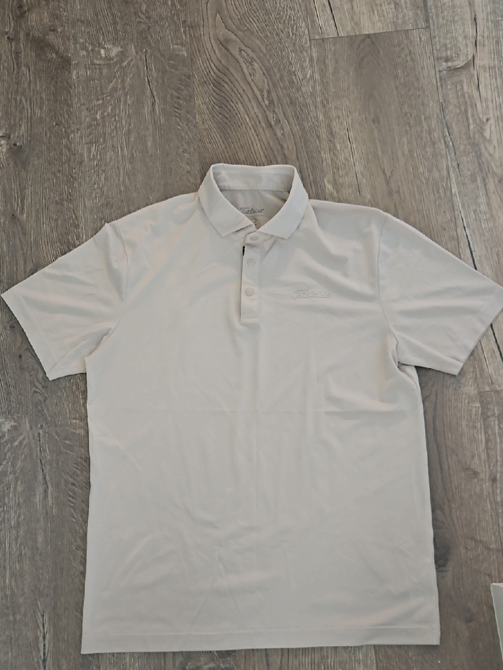 Titleist Men's Polo Shirt in Light Gray